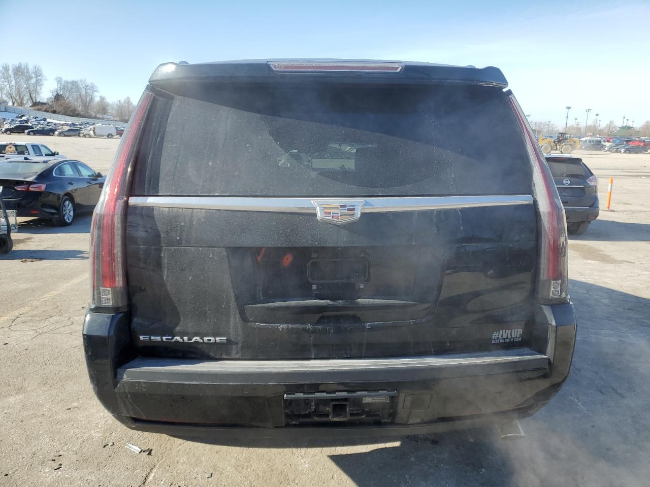2016 Cadillac Escalade VIN 1GYS4DKJ8GR196392 Copart auction photo, side / front end damage thumbnail 6
