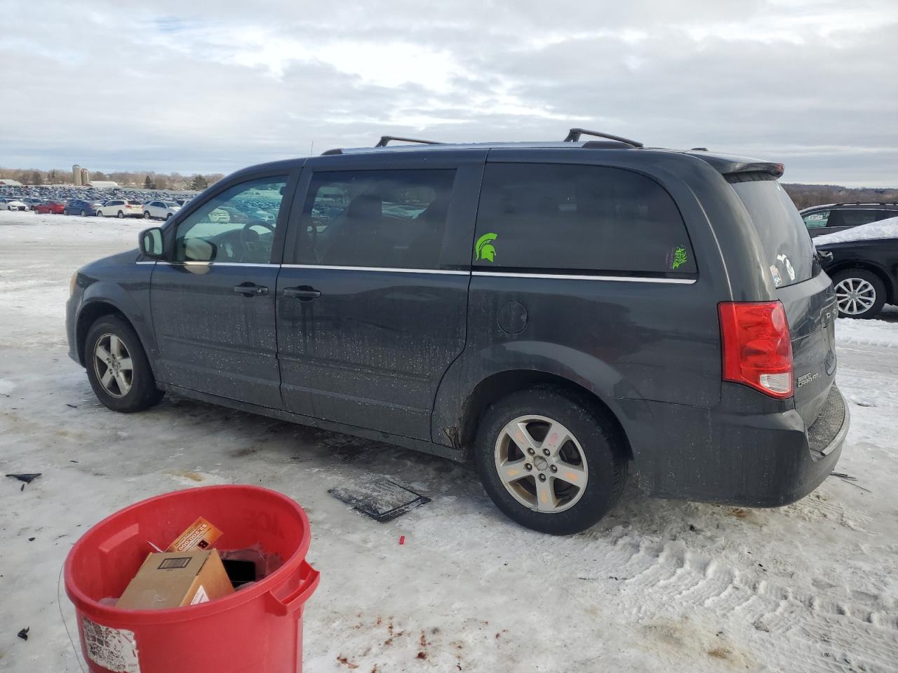 2011 Dodge Caravan VIN 2D4RN5DG6BR699644 Copart auction photo, side damage thumbnail 2
