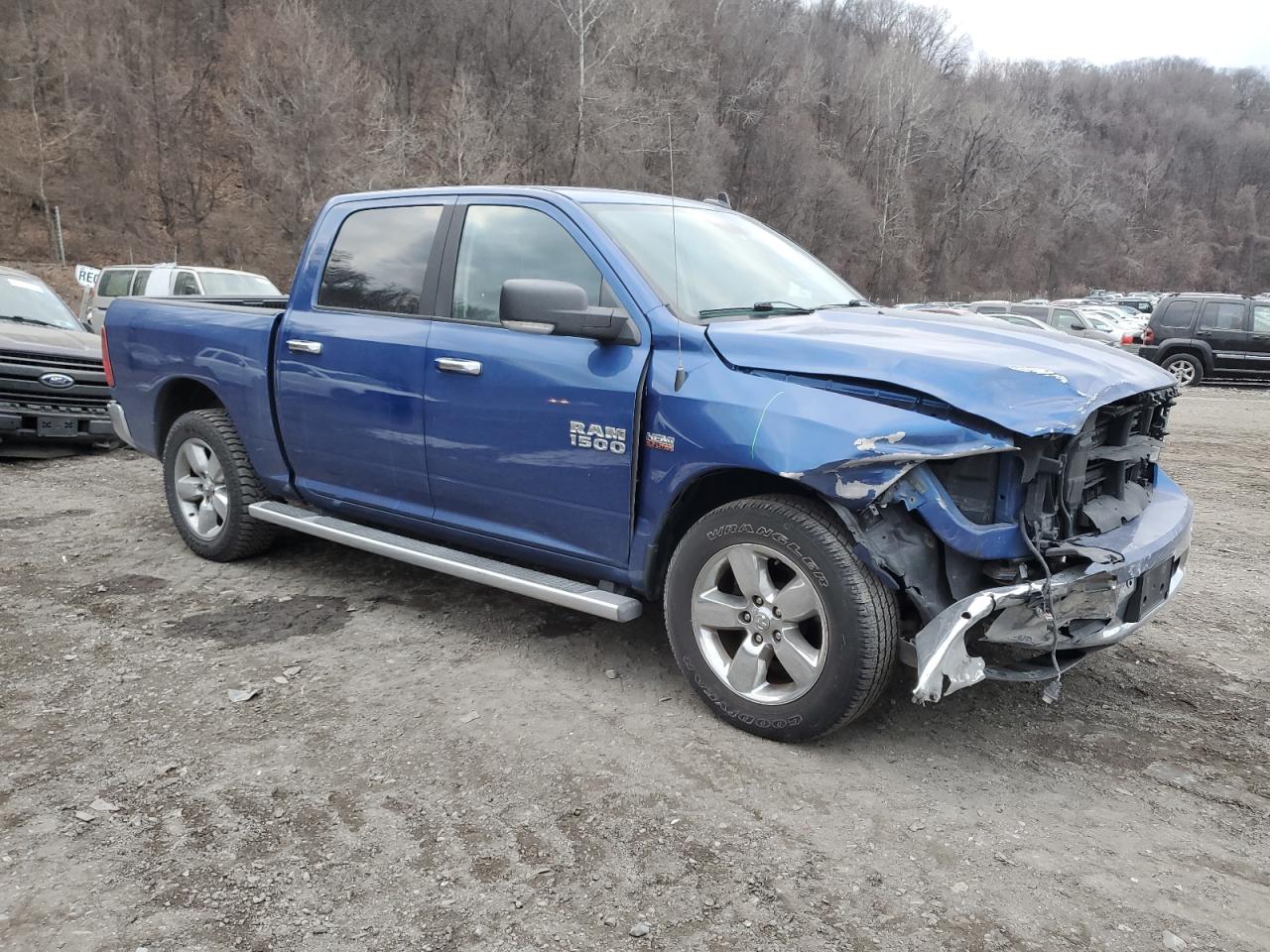2018 RAM 1500 VIN 3C6RR7LT5JG140495 Copart auction photo, front end damage thumbnail 4