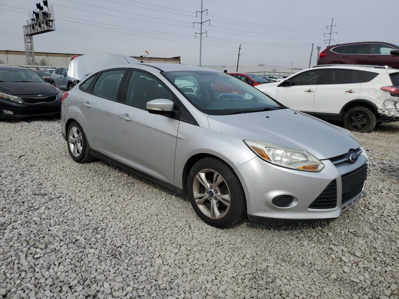 2014 Ford Focus VIN 1FADP3F22EL194369 Copart auction photo, rear end damage thumbnail 4