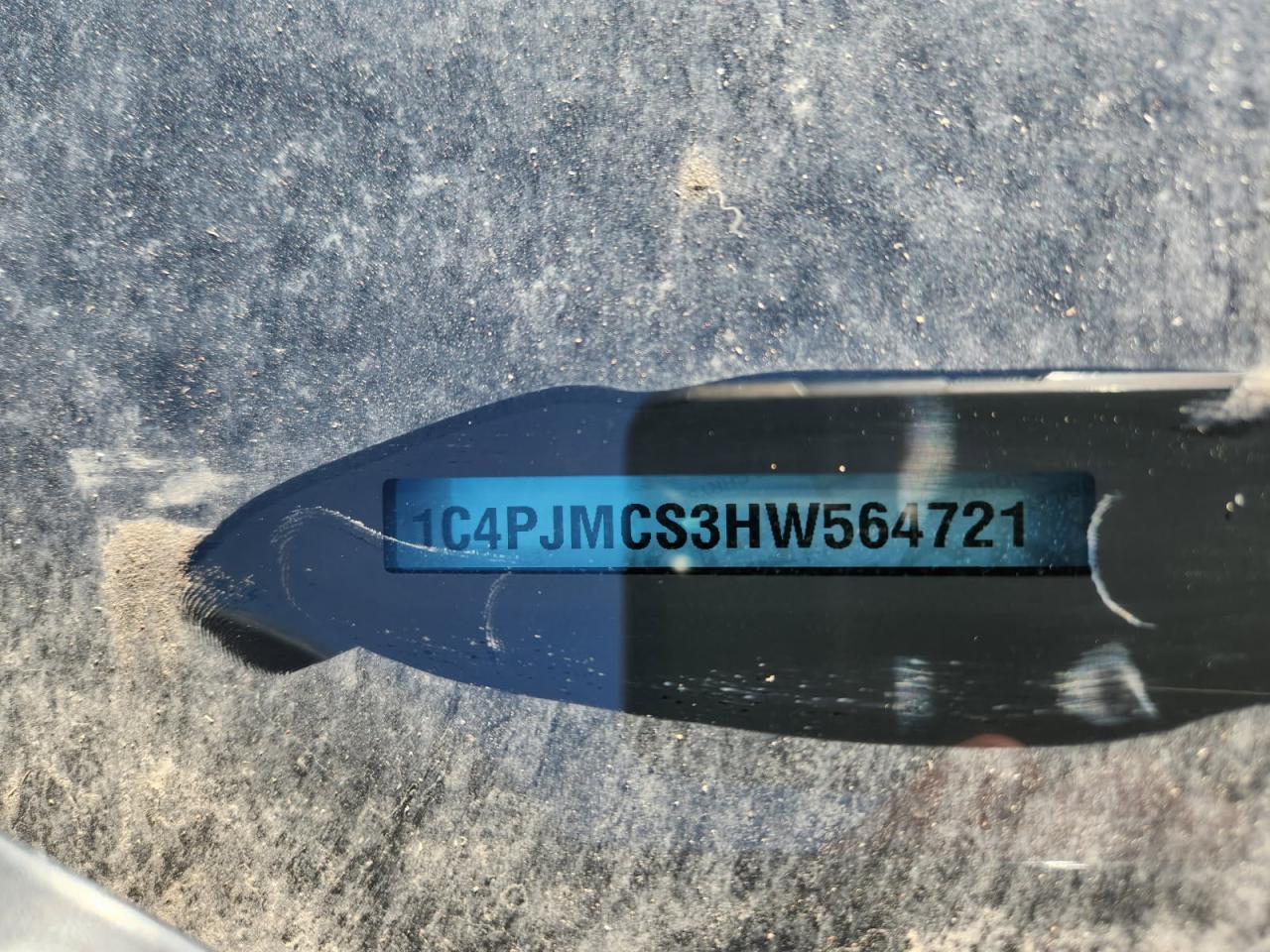 2017 Jeep Grand Cherokee VIN 1C4PJMCS3HW564721 Copart auction photo, side / rear end damage thumbnail 15
