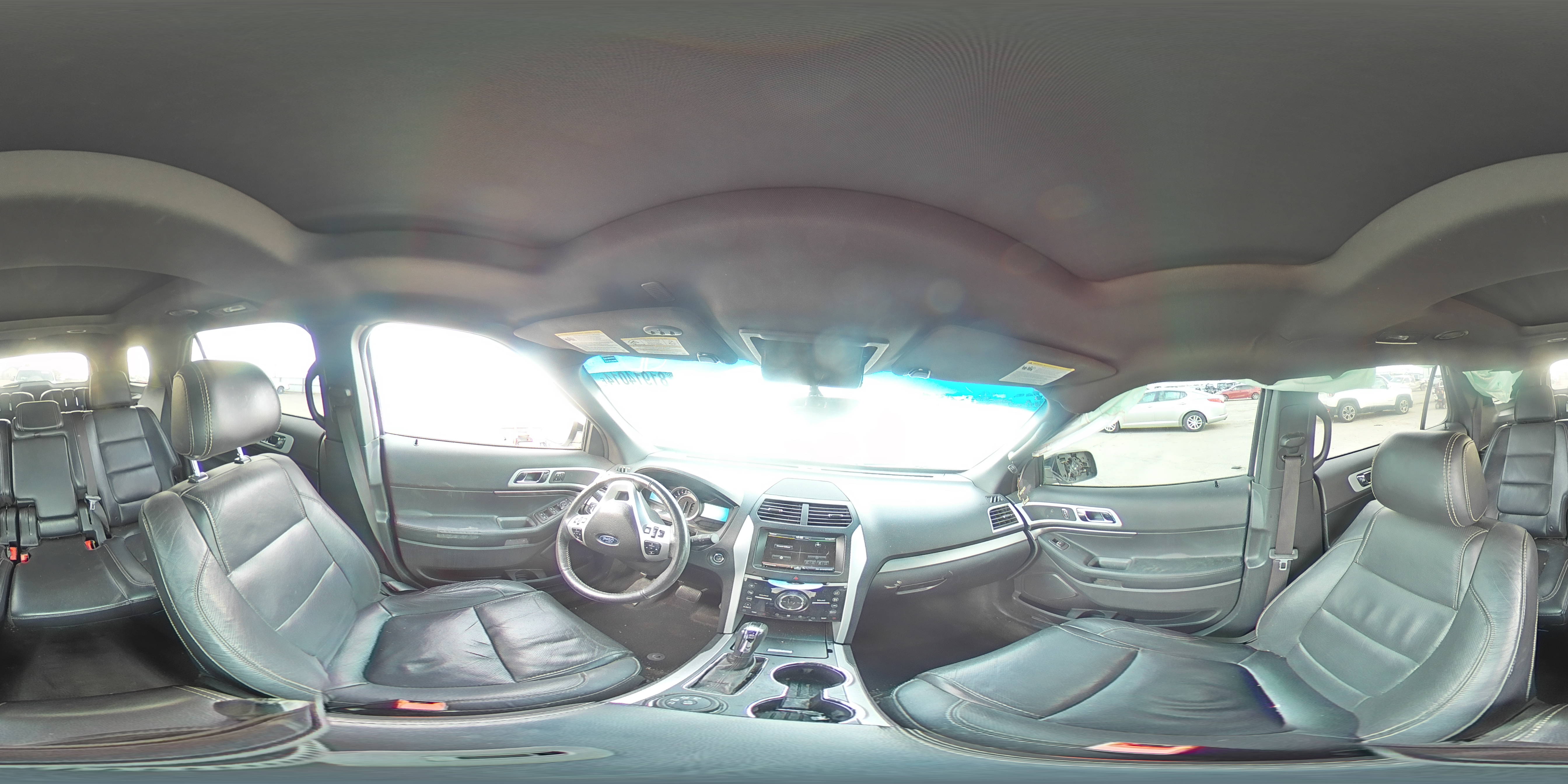 2014 Ford Explorer VIN 1FM5K8GT1EGB90156 Copart auction photo, front end / undercarriage damage thumbnail 14