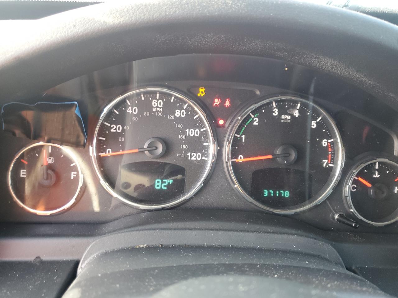 2012 Jeep Liberty (North America) VIN 1C4PJLAK4CW214066 Copart auction photo, water/flood damage thumbnail 9