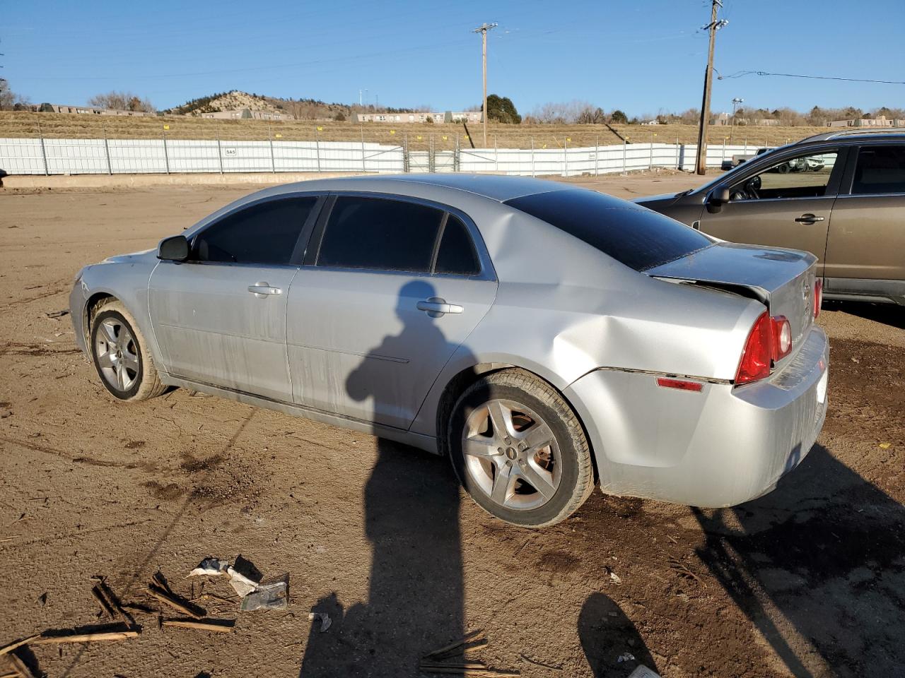 2010 Chevrolet Malibu VIN 1G1ZC5E02A4148612 Copart auction photo, front end / rear end damage thumbnail 2