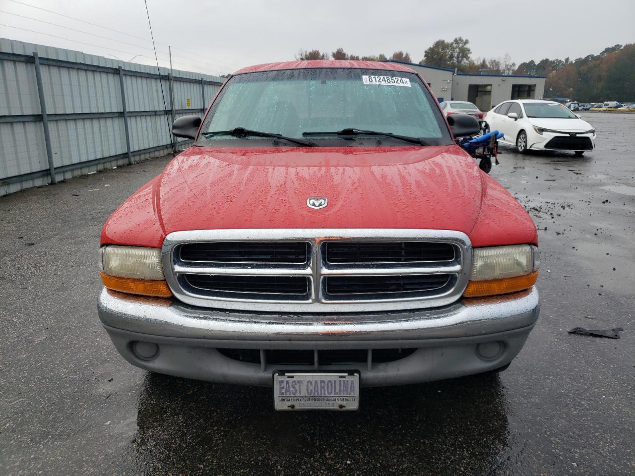2000 Dodge Dakota VIN 1B7GL22X8YS764710 Copart auction photo, side damage thumbnail 5