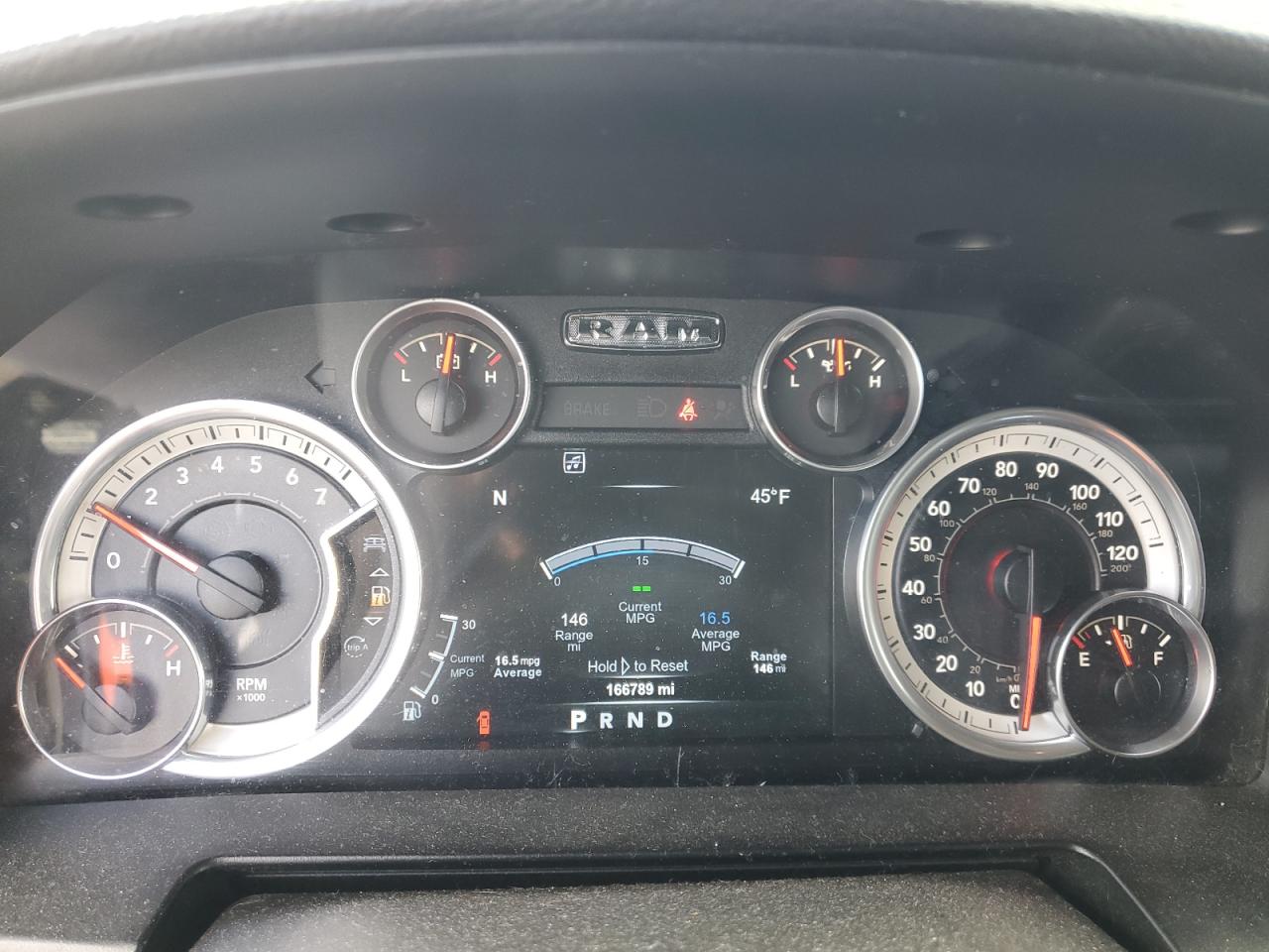 2015 RAM 1500 VIN 1C6RR7MT1FS770688 Copart auction photo, front end / side damage thumbnail 9