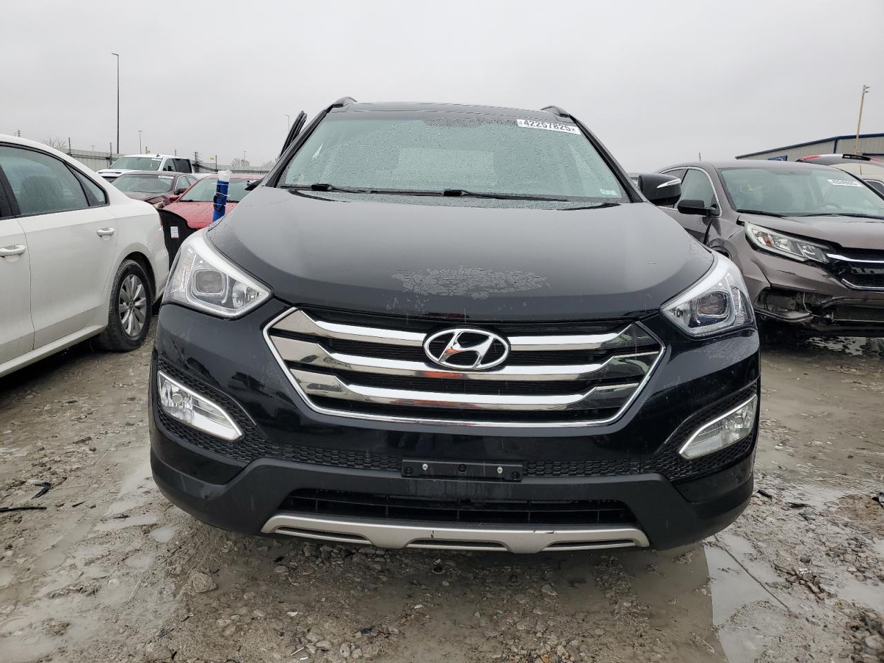 2014 Hyundai Santa Fe VIN 5XYZU3LB3EG185124 Copart auction photo, side damage thumbnail 5