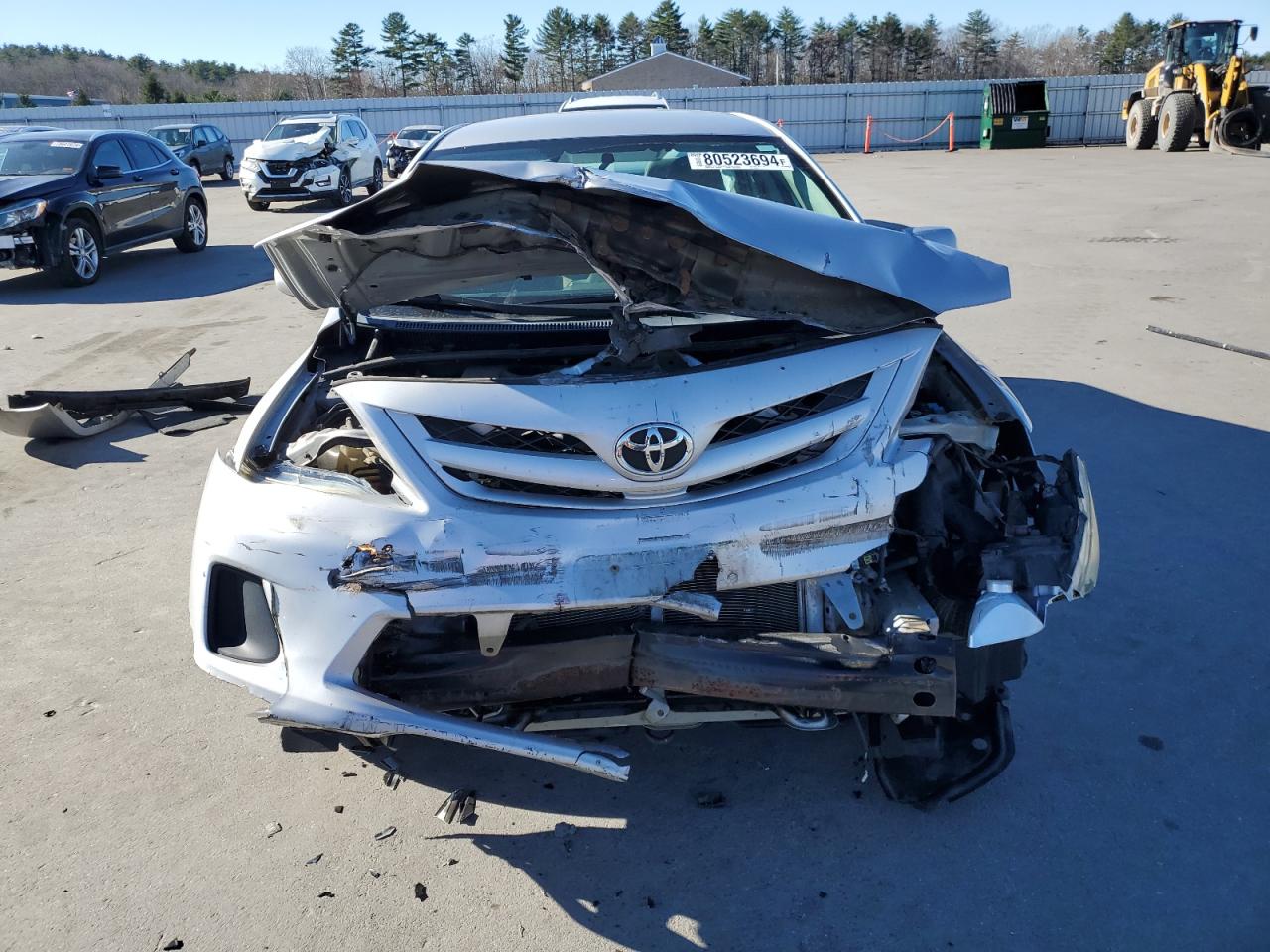 2012 Toyota Corolla VIN 2T1BU4EE8CC869299 Copart auction photo, front end damage thumbnail 5
