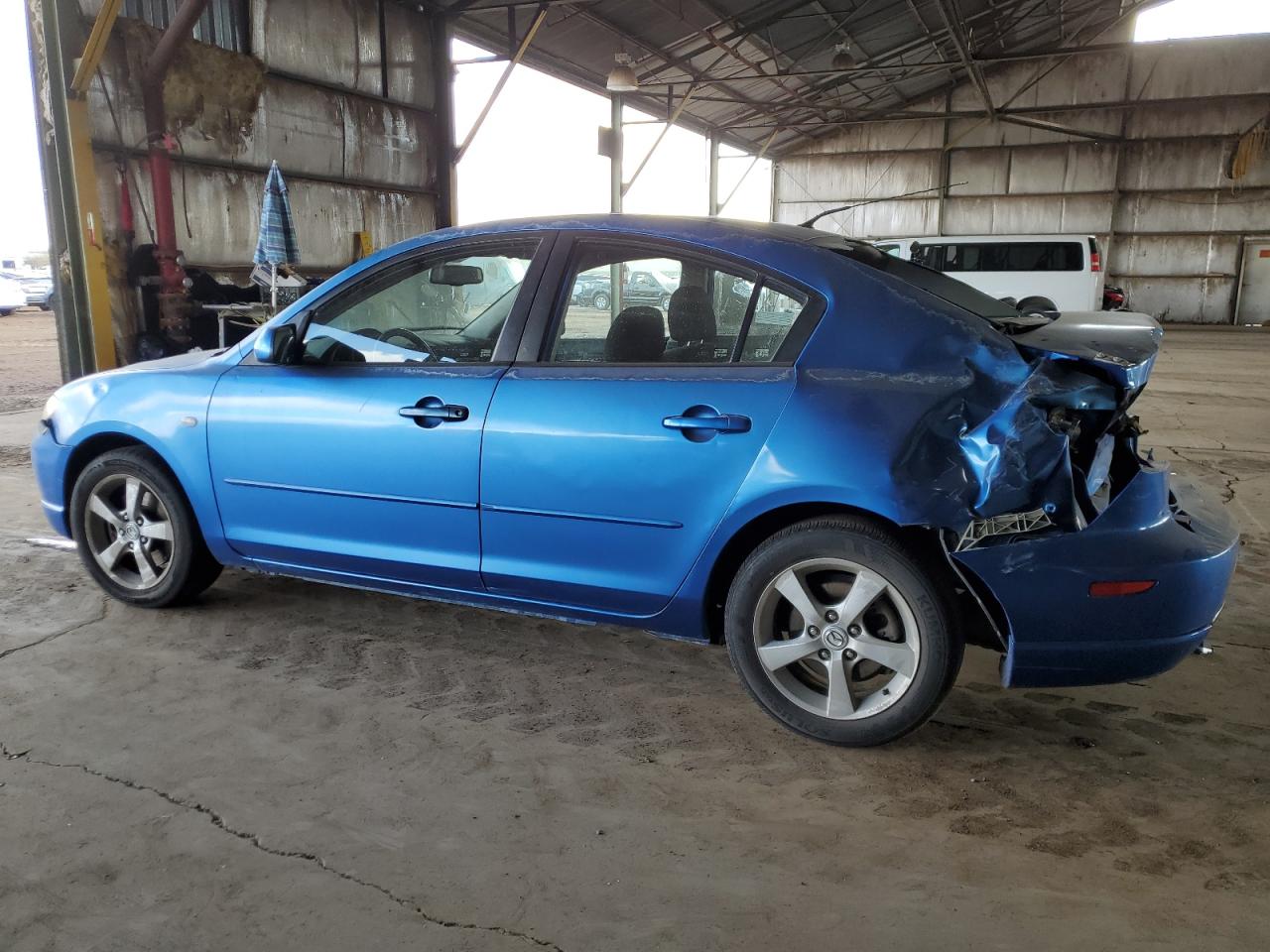 2006 Mazda 3 VIN JM1BK124861430628 Copart auction photo, rear end / front end damage thumbnail 2