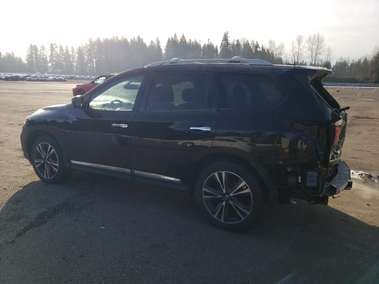 2018 Nissan Pathfinder VIN 5N1DR2MM5JC646372 Copart auction photo, rear end damage thumbnail 2