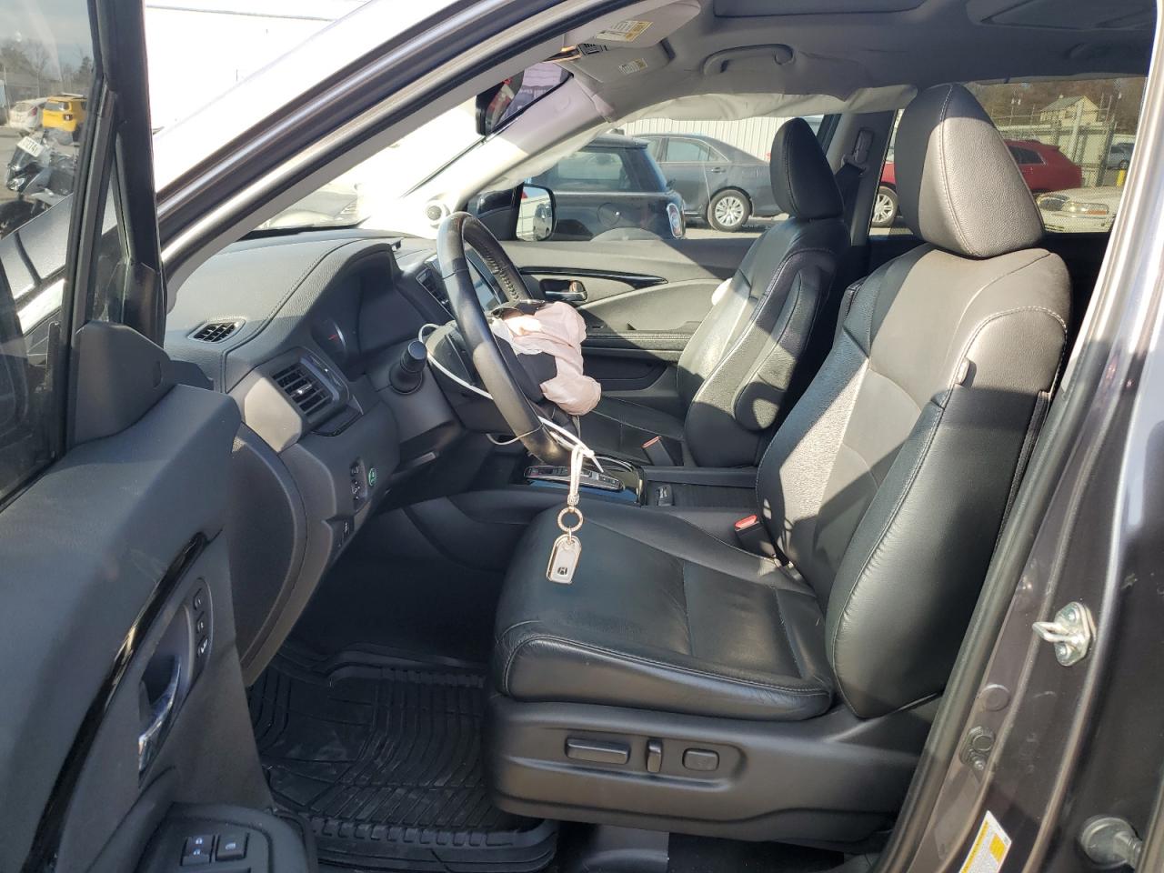 2020 Honda Pilot VIN 5FNYF6H65LB006721 Copart auction photo, front end / side damage thumbnail 7