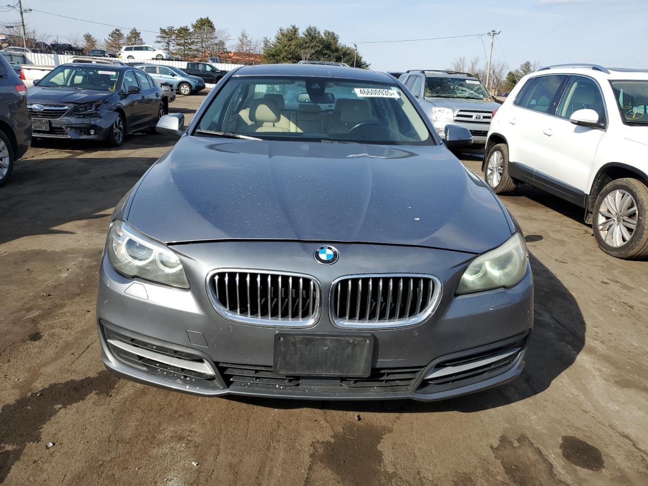2014 BMW 5er VIN WBA5B3C5XED538095 Copart auction photo, side damage thumbnail 5