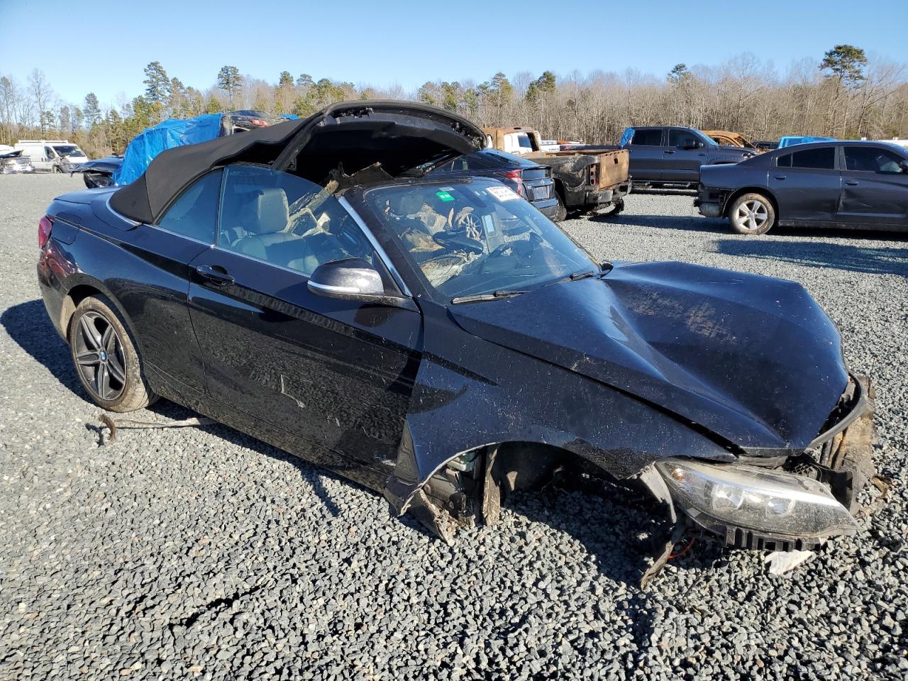 2017 BMW 2er VIN WBA2M9C51HV717446 Copart auction photo, all over damage thumbnail 4