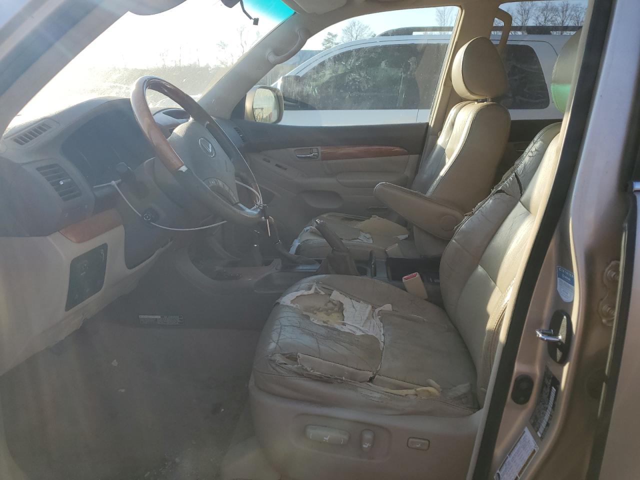 2006 Lexus GX VIN JTJBT20X760116987 Copart auction photo, side damage thumbnail 7