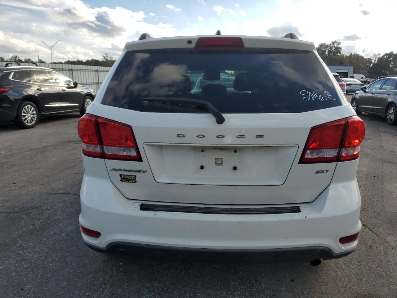 2014 Dodge Journey VIN 3C4PDCBBXET173358 Copart auction photo, front end / undercarriage damage thumbnail 6