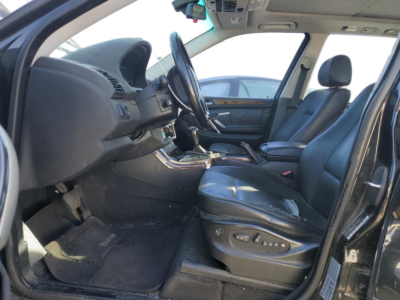 2006 BMW X5 VIN 5UXFA13576LY47740 Copart auction photo, side / front end damage thumbnail 7