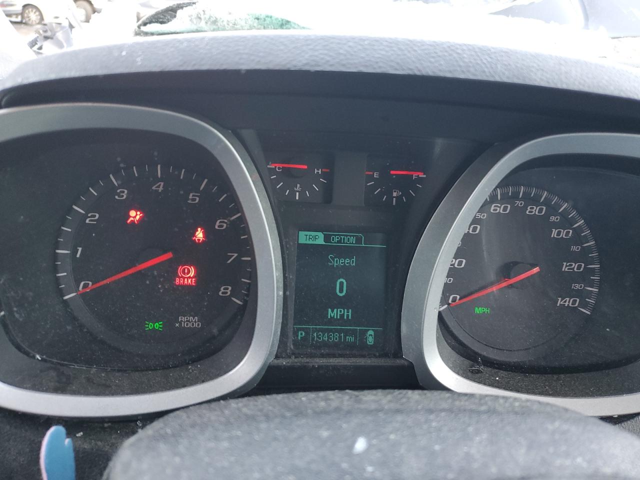 2017 Chevrolet Equinox VIN 2GNALBEK3H1514501 Copart auction photo, front end / top/roof damage thumbnail 9