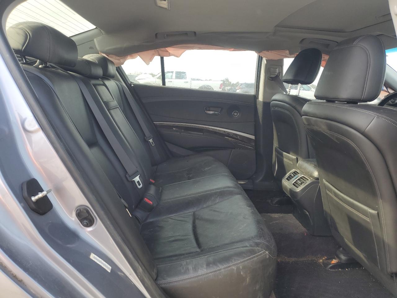 2014 Acura RLX VIN JH4KC1F59EC006635 Copart auction photo, side / rear end damage thumbnail 10