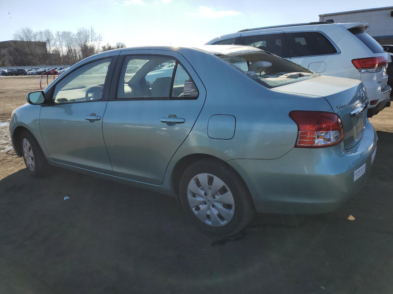 2009 Toyota Yaris VIN JTDBT903191330722 Copart auction photo, top/roof damage thumbnail 2