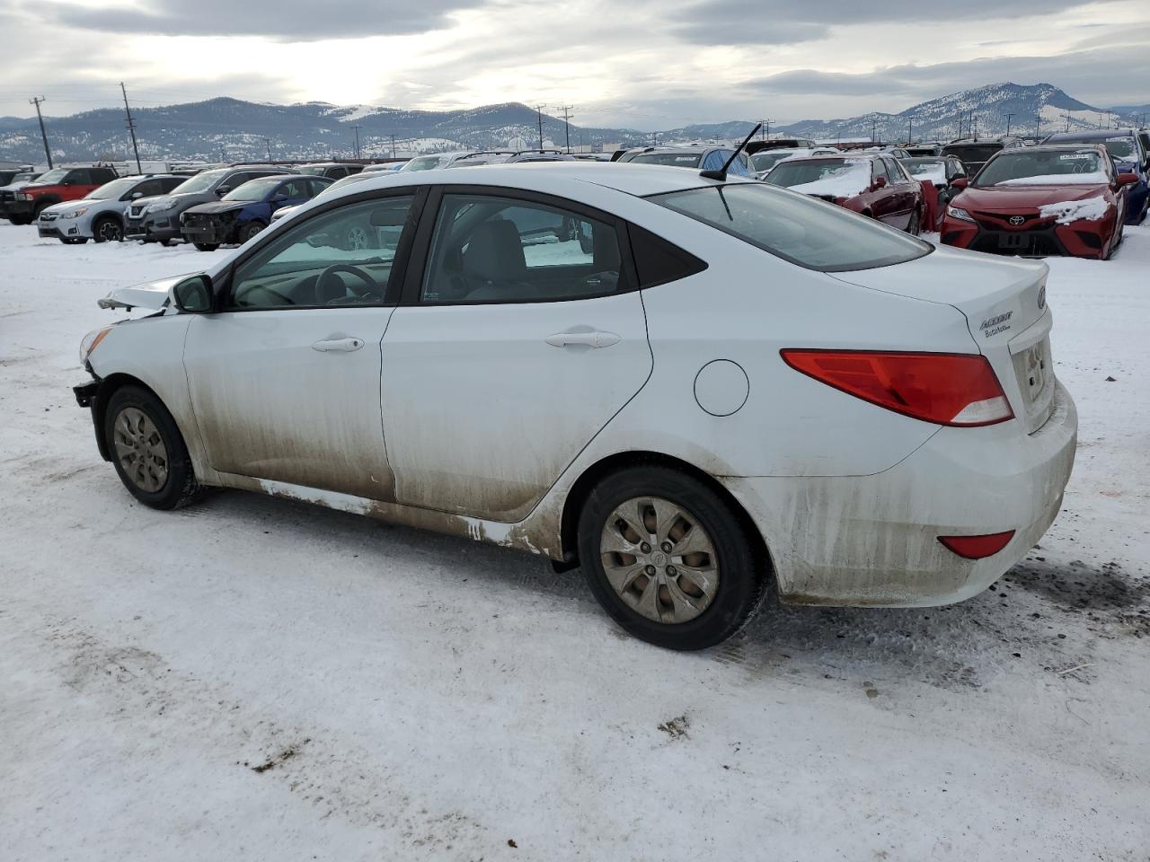 2017 Hyundai Accent VIN KMHCT4AE9HU372040 Copart auction photo, front end / minor dent/scratches damage thumbnail 2