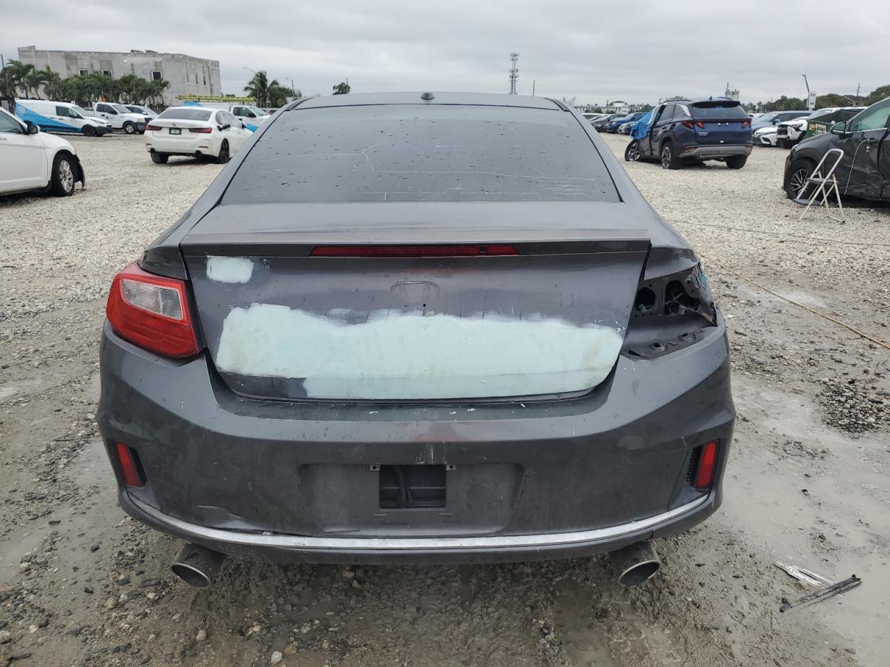 2013 Honda Accord VIN 1HGCT2A83DA002542 Copart auction photo, rear end damage thumbnail 6