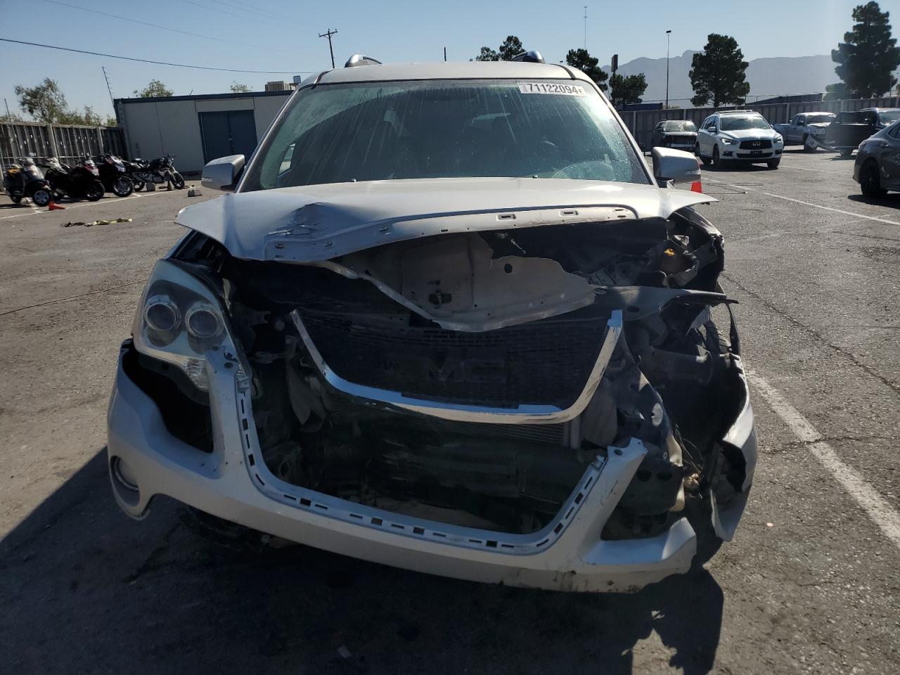 2007 GMC Acadia VIN 1GKEV23717J141910 Copart auction photo, front end / rear end damage thumbnail 5