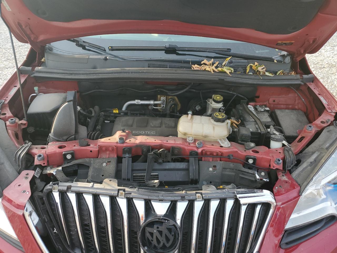 2015 Buick Encore VIN KL4CJFSB7FB130067 Copart auction photo, front end damage thumbnail 14