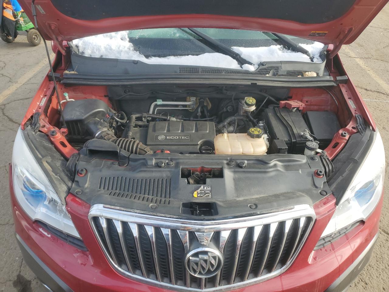 2014 Buick Encore VIN KL4CJGSB0EB575903 Copart auction photo, side damage thumbnail 13