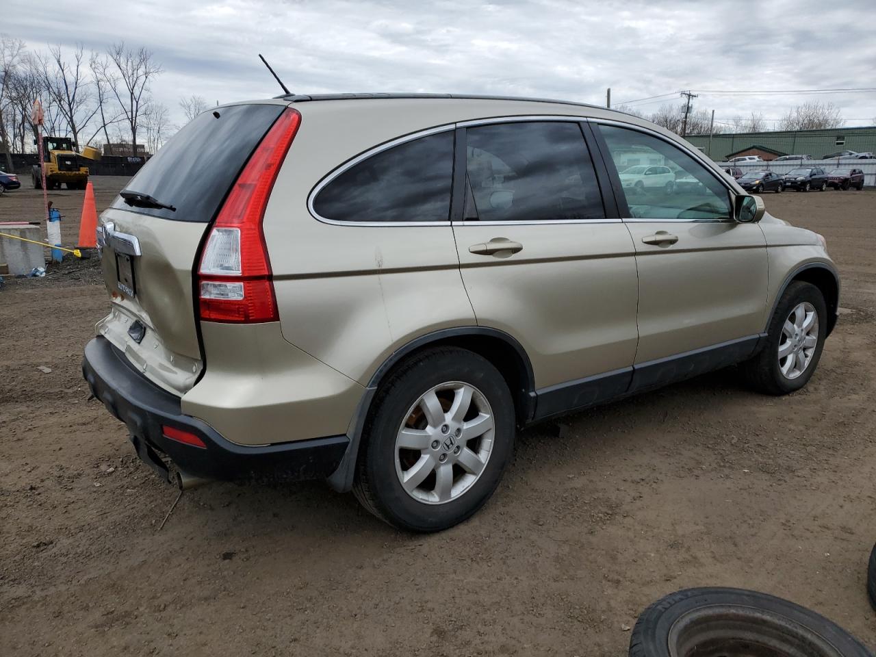 2009 Honda CR-V VIN JHLRE487X9C024449 Copart auction photo, rear end damage thumbnail 3