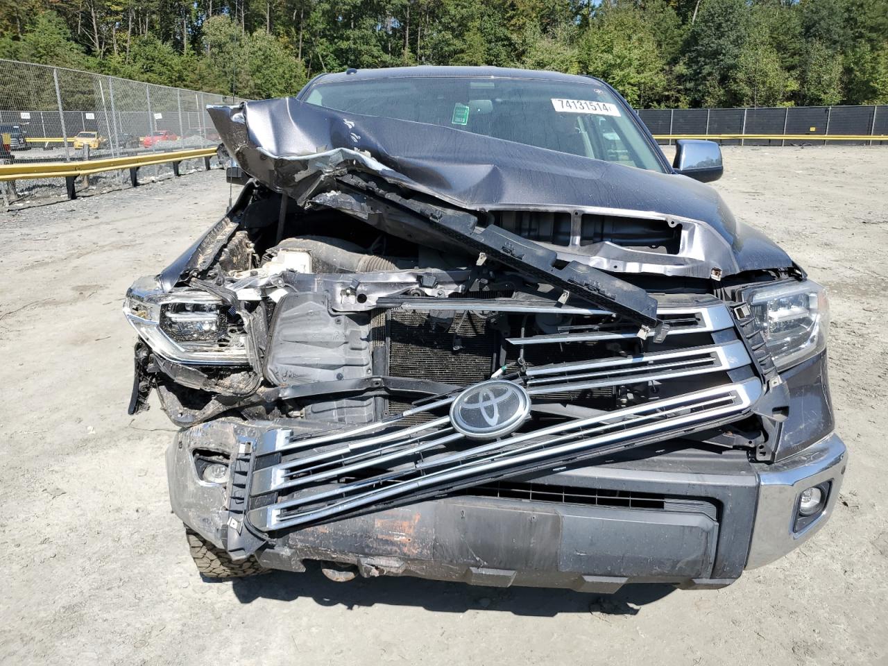 2019 Toyota Tundra VIN 5TFBY5F12KX848664 Copart auction photo, front end damage thumbnail 5