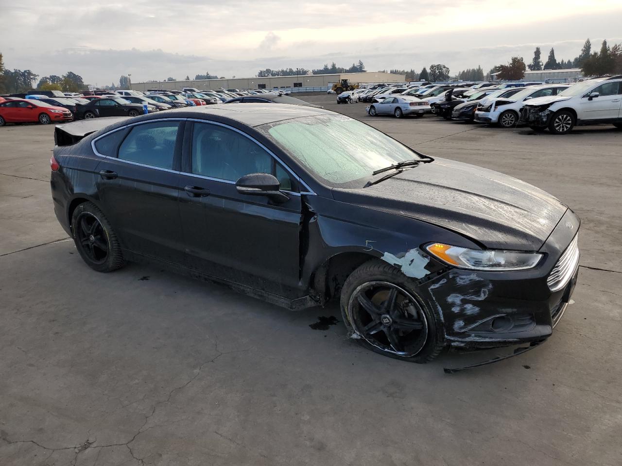 2014 Ford Fusion VIN 3FA6P0HDXER169260 Copart auction photo, front end / all over damage thumbnail 4