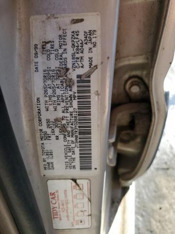 2000 Toyota 4Runner VIN JT3HN87R3Y0268127 Copart auction photo, rear end damage thumbnail 12