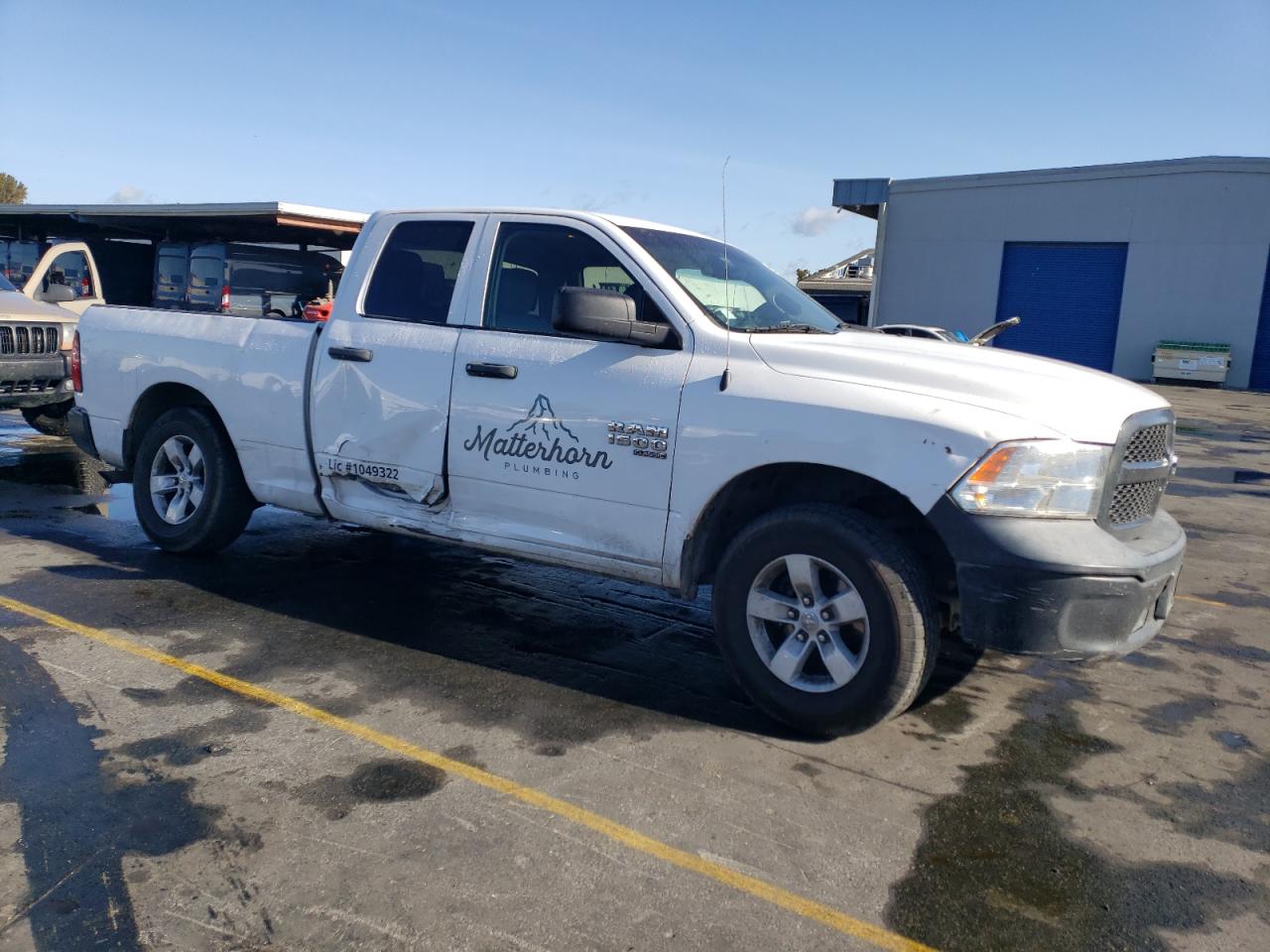 2019 RAM 1500 VIN 1C6RR6FGXKS563382 Copart auction photo, side / undercarriage damage thumbnail 4