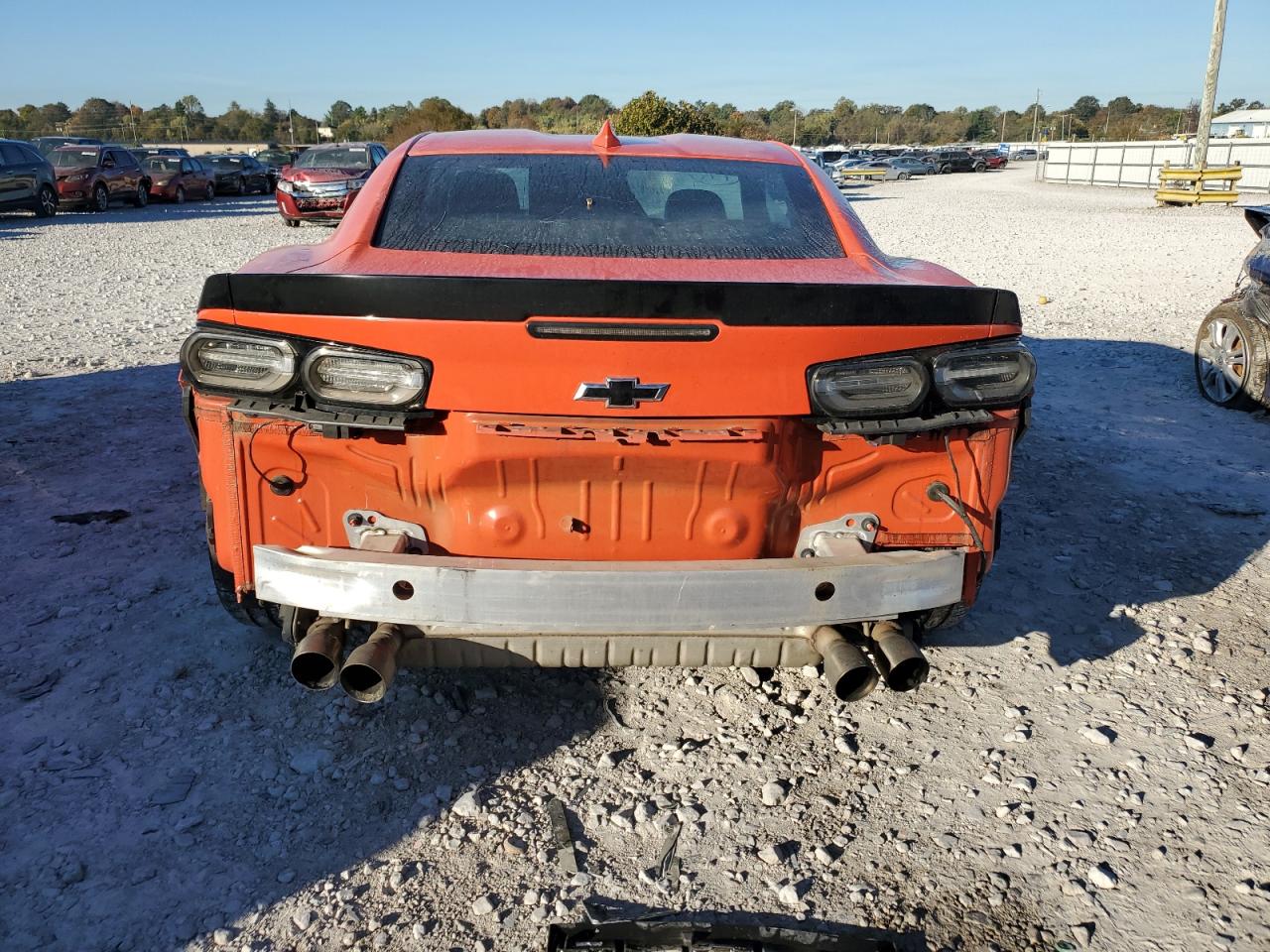 2019 Chevrolet Camaro VIN 1G1FE1R76K0113352 Copart auction photo, front end / rear end damage thumbnail 6