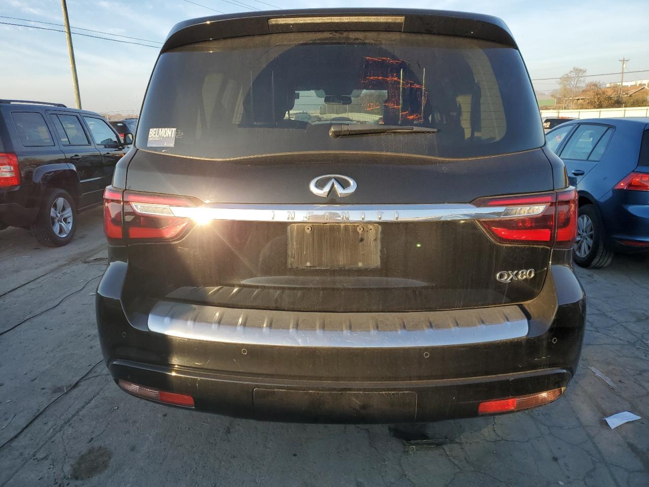 2019 Infiniti QX80 VIN JN8AZ2NE3K9232525 Copart auction photo, front end damage thumbnail 6