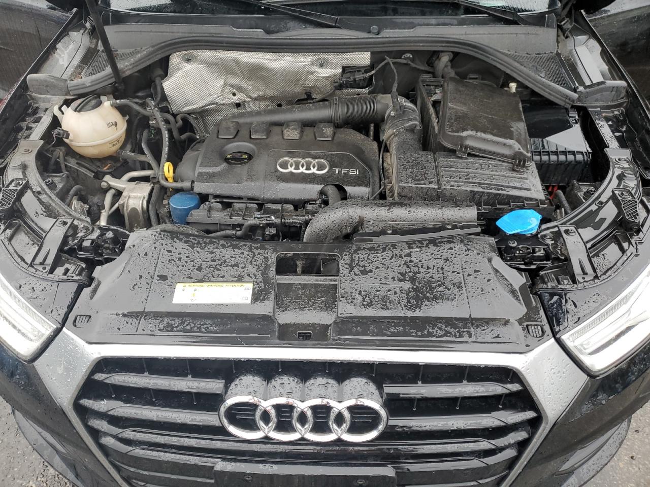 2017 Audi Q3 VIN WA1ECCFS6HR012971 Copart auction photo, rear end / mechanical damage thumbnail 12