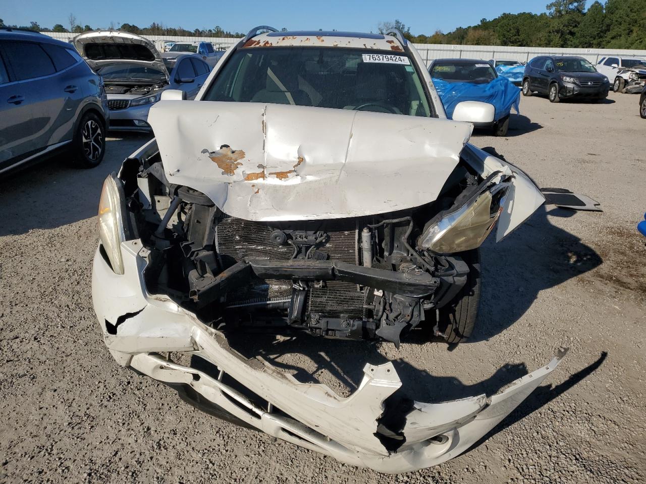 2012 Nissan Rogue VIN JN8AS5MT7CW277122 Copart auction photo, front end damage thumbnail 5