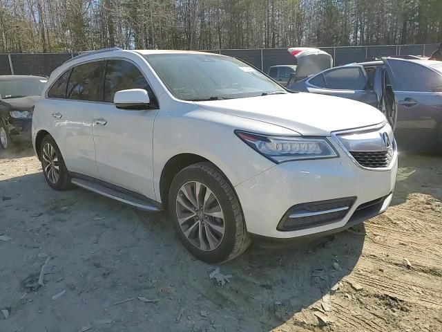 2016 Acura MDX VIN 5FRYD4H45GB001452 Copart auction photo, side / undercarriage damage thumbnail 12