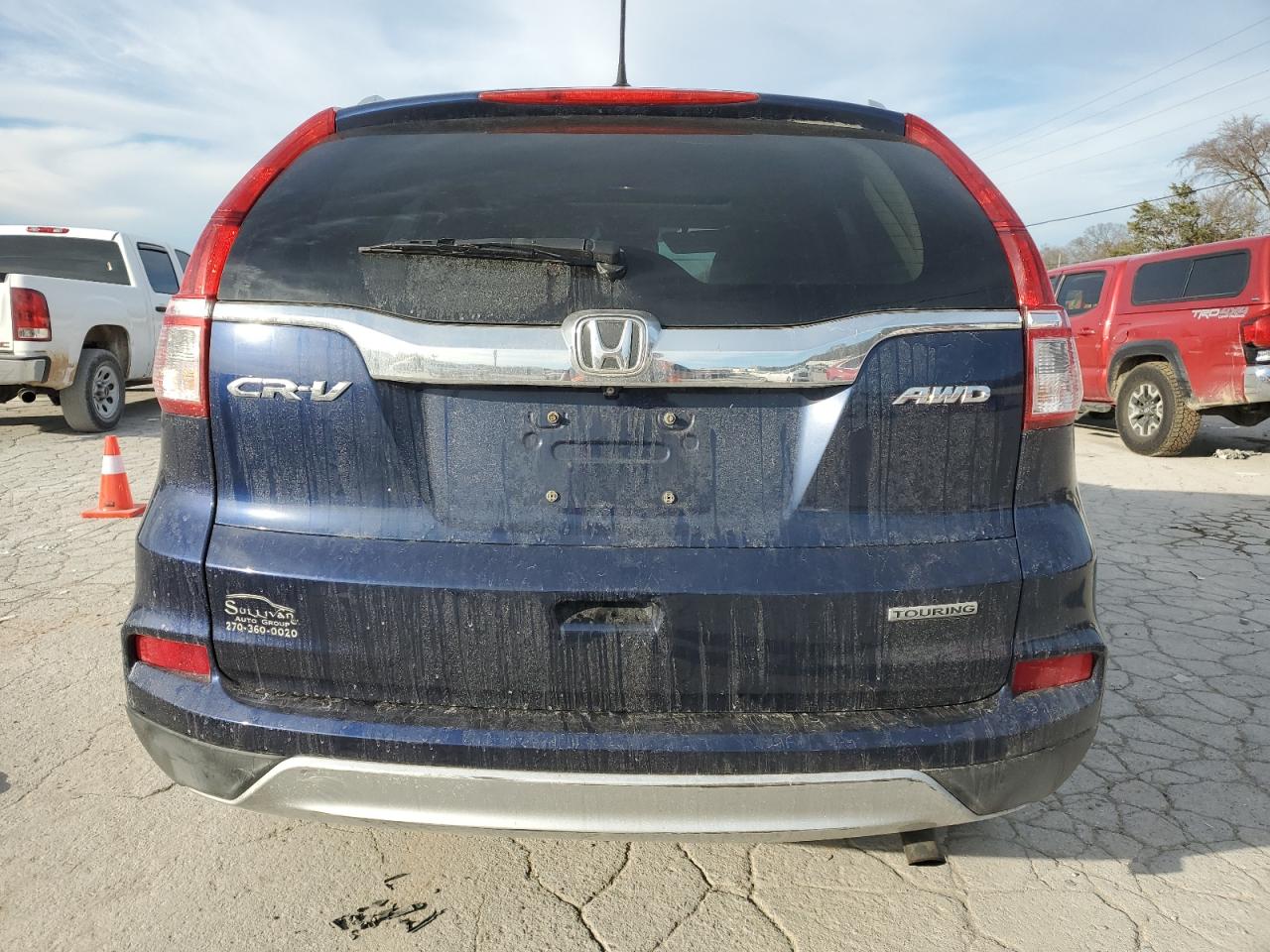2016 Honda CR-V VIN 5J6RM4H9XGL091061 Copart auction photo, side / minor dent/scratches damage thumbnail 6