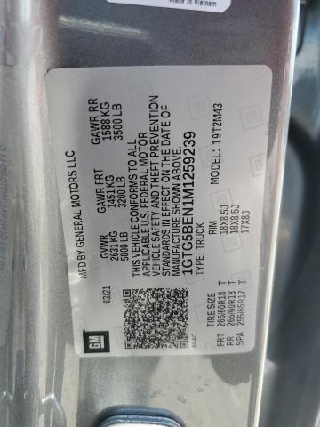 2021 GMC Canyon VIN 1GTG5BEN1M1259239 Copart auction photo, front end damage thumbnail 12