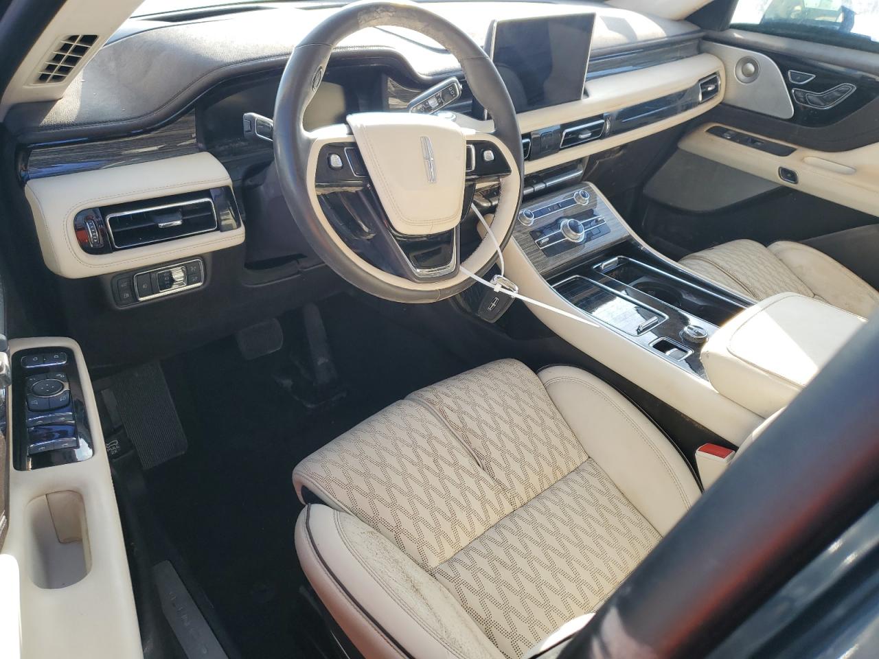 2020 Lincoln Aviator VIN 5LMYJ9YY9LGL17598 Copart auction photo, water/flood damage thumbnail 8