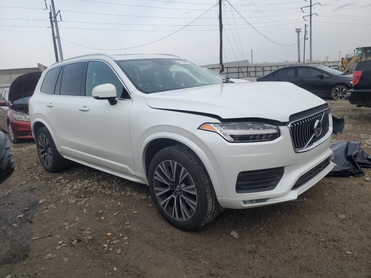 2020 Volvo XC90 VIN YV4A22PK8L1559373 Copart auction photo, front end damage thumbnail 4