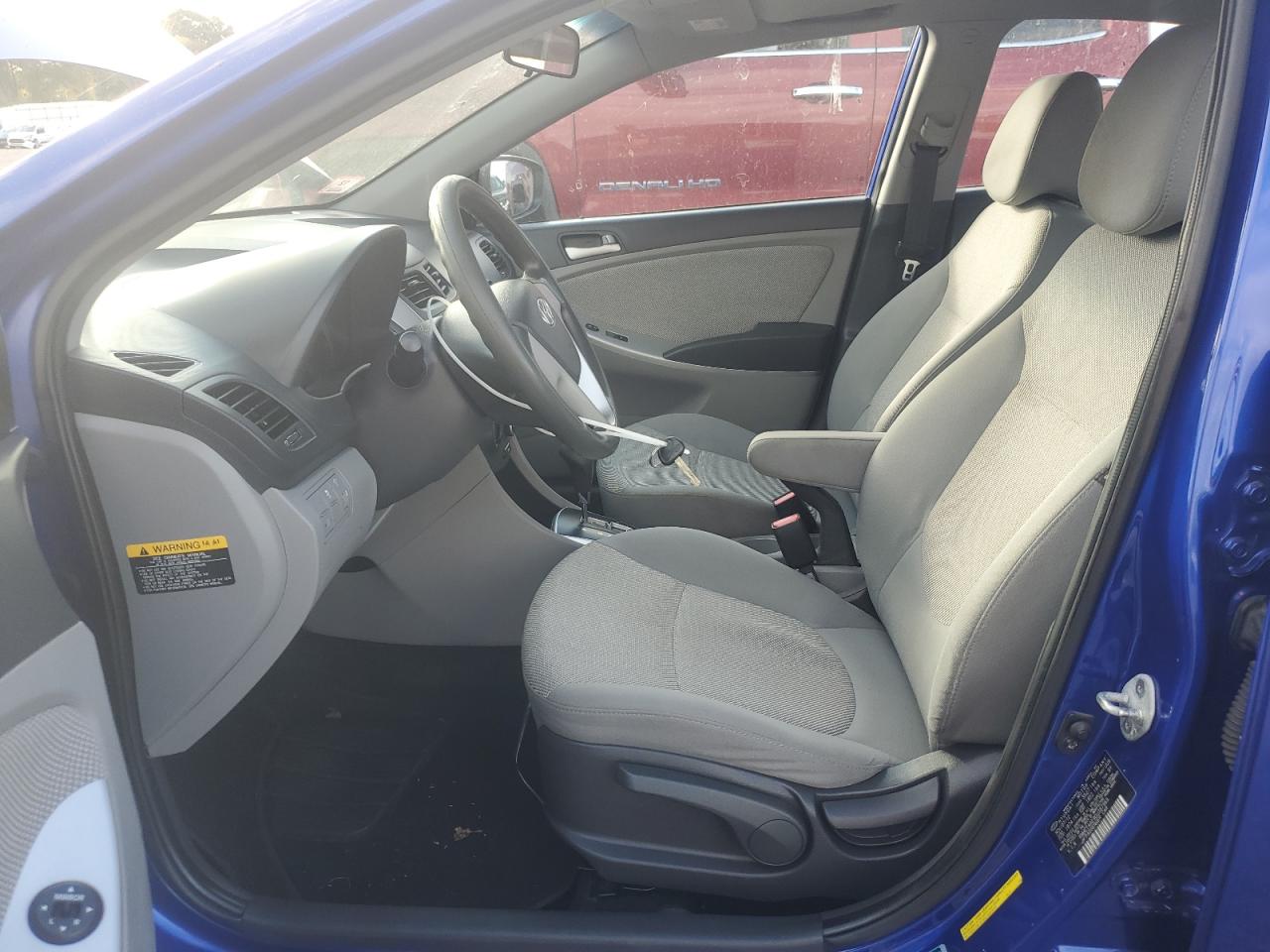 2013 Hyundai Accent VIN KMHCT4AE9DU387969 Copart auction photo, top/roof / minor dent/scratches damage thumbnail 7