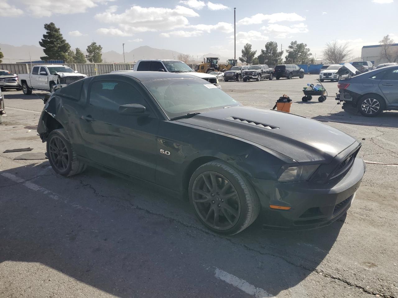 2013 Ford Mustang VIN 1ZVBP8CF3D5228471 Copart auction photo, rear end damage thumbnail 4