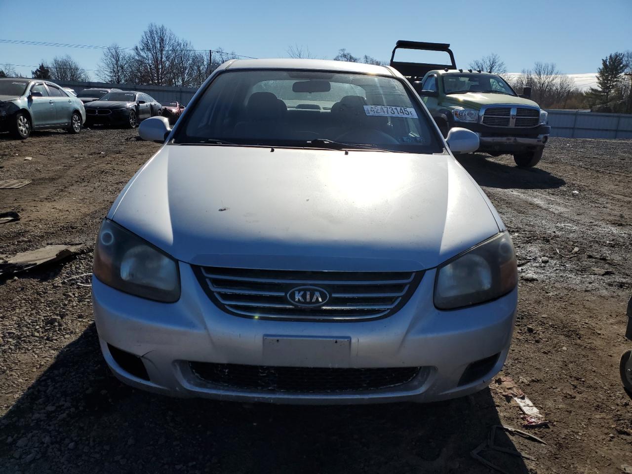 2009 KIA Spectra VIN KNAFE222095603288 Copart auction photo, rear end damage thumbnail 5