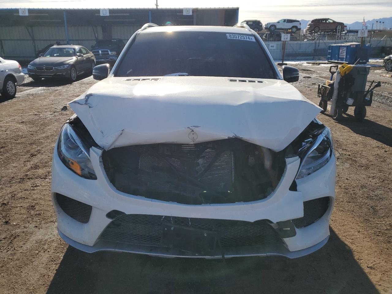 2017 Mercedes-Benz GLE VIN 4JGDA6EBXHA905200 Copart auction photo, front end damage thumbnail 5