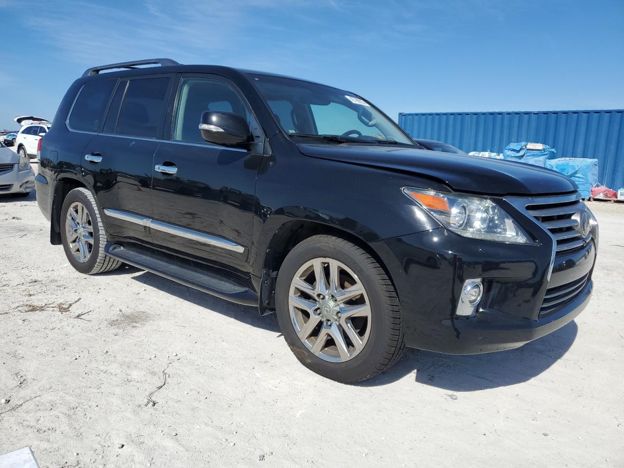 2015 Lexus LX VIN JTJHY7AX7F4165803 Copart auction photo, water/flood damage thumbnail 4