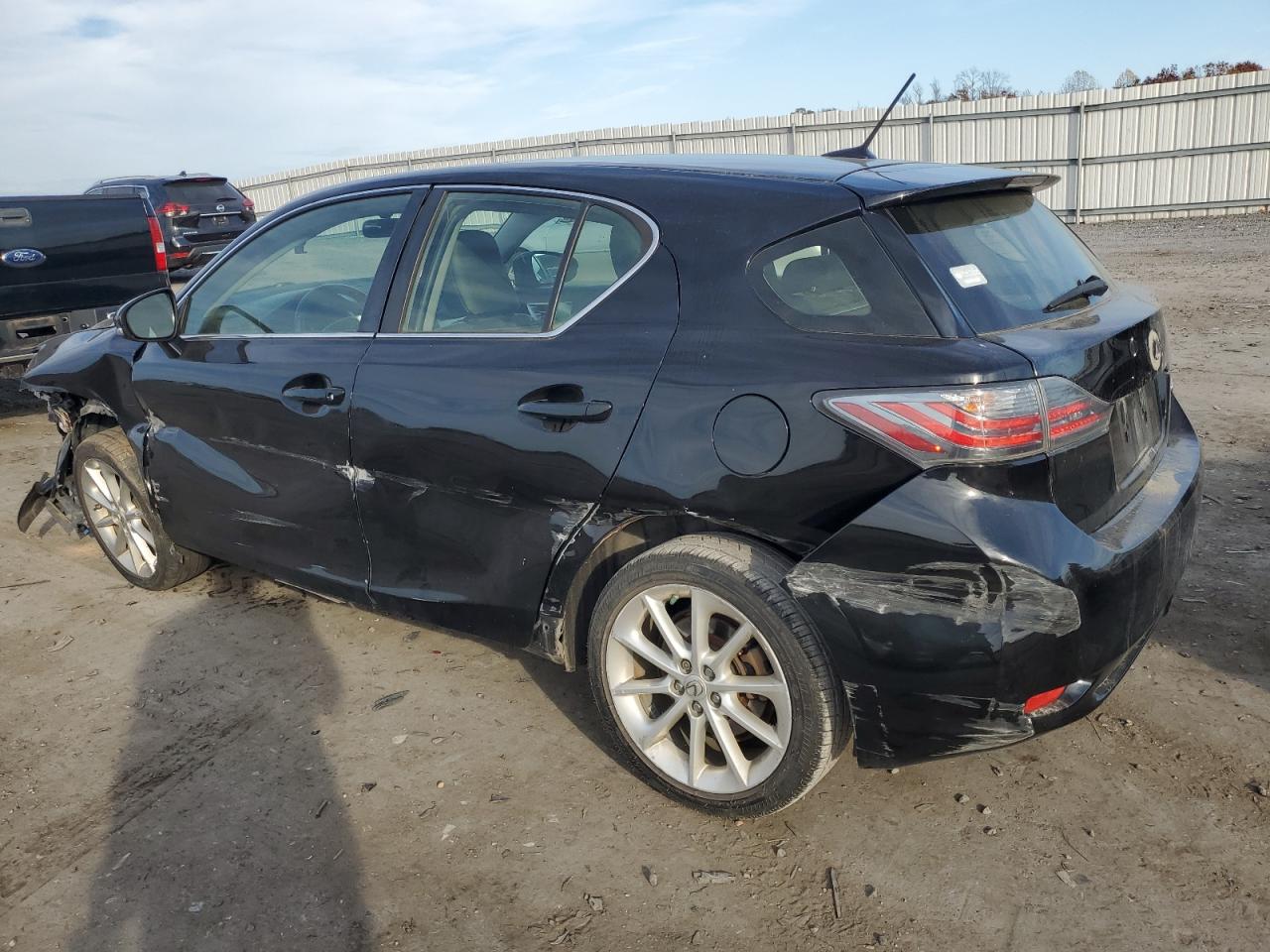 2012 Lexus CT VIN JTHKD5BHXC2115547 Copart auction photo, all over damage thumbnail 2
