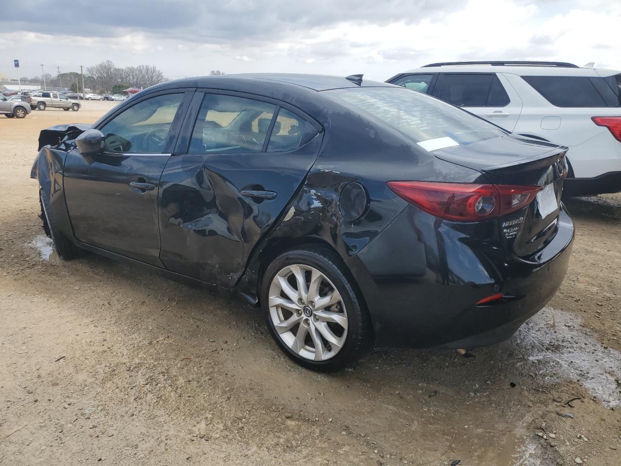 2014 Mazda 3 VIN JM1BM1W36E1170563 Copart auction photo, front end / side damage thumbnail 2