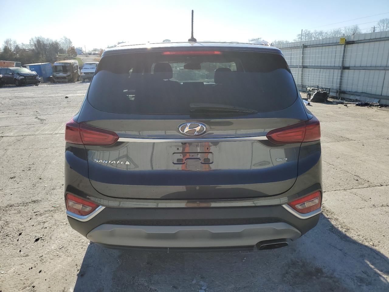 2020 Hyundai Santa Fe VIN 5NMS2CAD7LH184864 Copart auction photo, side / front end damage thumbnail 6